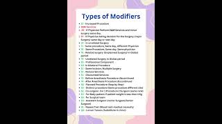 Modifiers In medical Codingbilling aapcandidate ahima medicalcoding cpc ccs CodingClinique [upl. by Firman]