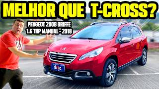 SUV ECONÔMICO COMPLETO e BARATO PEUGEOT 2008 THP Avaliação [upl. by Nerw]