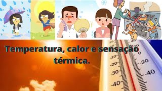 Temperatura calor e sensação térmica Documentário [upl. by Kciredec]