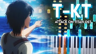 TKT  Attack on Titan OST  Hiroyuki Sawano piano [upl. by Notneb]