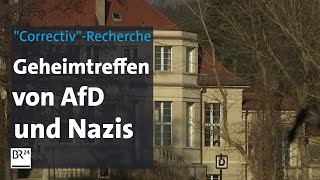 Treffen in Potsdam AfDPolitiker diskutierten Plan zur Vertreibung von Menschen  BR24 [upl. by Yarazed442]