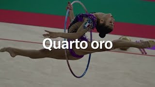 Mondiali di ritmica Sofia Raffaeli oro nel quotcompletoquot [upl. by Natal]