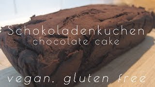 Schokokuchen  Chocolate Cake I Vegan Inspirations [upl. by Teevens515]