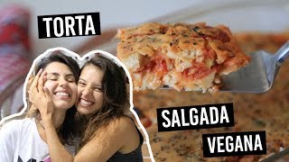 TORTA SALGADA DE GRÃO DE BICO VEGANA  TNM Vegg [upl. by Greenwell]