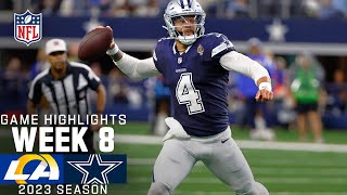 Los Angeles Rams vs Dallas Cowboys Game Highlights  NFL 2023 Week 8 [upl. by Gnoc]