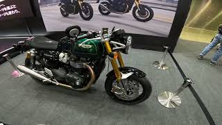 Tokyo Motorcycle Show 2024 Triumph Thruxton Final Edition [upl. by Senn]