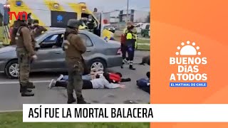 Impactantes registros Así fue la mortal balacera en San Bernardo  Buenos días a todos [upl. by Killarney]