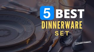 ⭕ Top 5 Best Dinnerware Set 2024 Review and Guide [upl. by Westfahl273]