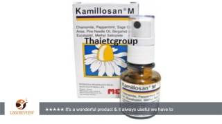 3 Kamillosan M Spray Anti Inflammatory Bacterial Tonsil Buccal Cavities sprayer  ReviewTest [upl. by Proctor469]