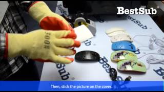 How to sublimate 3D sublimation mouse from BestSub [upl. by Sedgewinn]