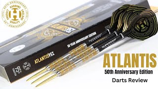 Harrows Darts ATLANTIS 50TH ANNIVERSARY EDITION Darts Review [upl. by Esidnak]