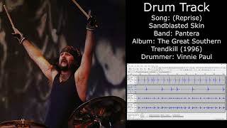 Reprise Sandblasted Skin Pantera • Drum Track [upl. by Ishmul]