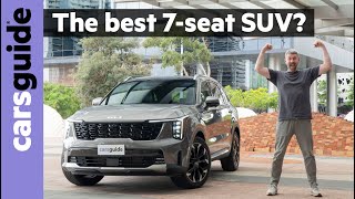 Kia Sorento 2024 review Major facelift for Hyundai Santa Fe rival heats up 7seat SUV competition [upl. by Selemas]