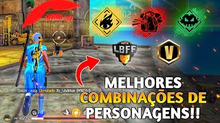 AS 3 MELHORES COMBINAÇÕES DE HABILIDADES PARA RUSHAR EM 2024 FREE FIRE DICAS [upl. by Sussman]