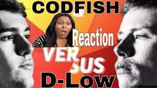 CODFISH vs DLOW  Grand Beatbox SHOWCASE BATTLE 2018 Final Reaction [upl. by Aramad]