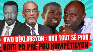 GWO DEKLARASYON SOU REVOLISYON GUY PHILIPPE  AYITI MARE AMBA KOD  NOU TOUT SE PION  ABNER GELIN [upl. by Marlen]