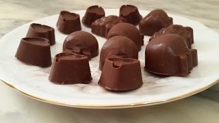 Petits coeurs croquants chocolat aux noisettes et amandes [upl. by Nna]