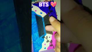 BTS Book Mark 💜  Cute Book Mark Craft  No Glue  BTS Army  bts cute bookmark btsarmy shorts [upl. by Sukhum]