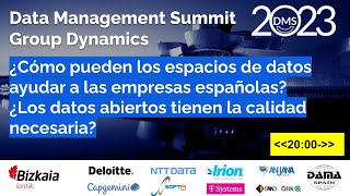 Group Dynamics Data Managemet Summit Bilbao  Espacios de Datos [upl. by Rabma]