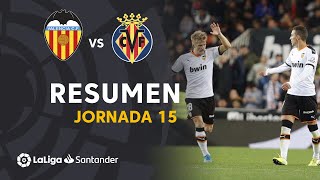 Resumen de Valencia CF vs Villarreal CF 21 [upl. by Rebeca]