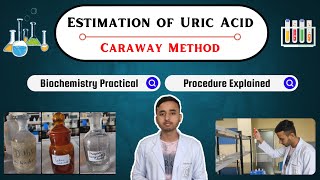 Estimation of Uric Acid By Caraway’s Method Live Demo [upl. by Leumhs390]