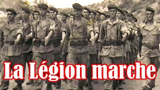 La Légion marche vers le front  Fallschirmjägerlied FremdenlegionTeufelslied Deutsche Übersetzung [upl. by Neetsirk]