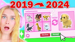 Trading ONE LEGENDARY For EVERY YEAR In Adopt Me Roblox [upl. by Renzo]