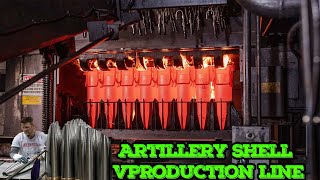 Incredible 155mm Artillery Shell Production Process  The Fastest Mass Bullet Production Line [upl. by Yldarb969]