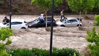 5 Minutes ago Chaos in Canada Flash floods submerge Torontos Union Station many cars float [upl. by Ellerret]