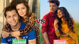 Sidneet VS Rineet ❤️  Reels Battle 🔥  ToThePoint 🌼 [upl. by Orecic209]