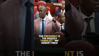 The President is the biggest tribalist  MP Robert Mbui [upl. by Cassady]