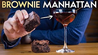 Manhattan Cocktail With A Chocolate Brownie Twist [upl. by Yrrot899]