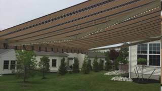 SunSetter Retractable Awning Install LED Lights Little Egg Harbor NJ 7325000876 [upl. by Zelma912]