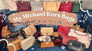 Michael Kors Bags My Michael Kors Handbag Collection Tour [upl. by Zug816]