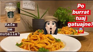 Receta gatimi 🧑🏻‍🍳 Seafood Pasta  Makarona me Fruta Deti 🦪🍤🦐 vlog shqip [upl. by Winola]