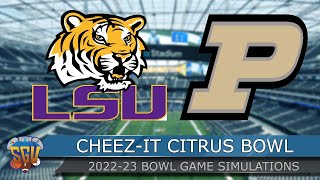 CheezIt Citrus Bowl 2023  LSU vs Purdue  Full Game Highlights NCAA 14 Sim [upl. by Alister]