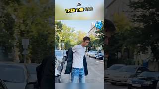 He Helped Homeless Man Out of the Way🥳 shorts viralvideo money short shortvideo viralshorts [upl. by Noj]