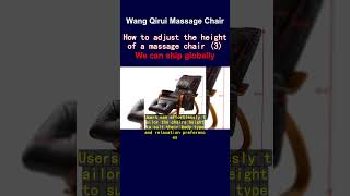 How to adjust the height of a massage chair 3 [upl. by Ahtikal]