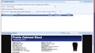 Searching Local Beer Recipes in BeerSmith 2 [upl. by Bathelda]