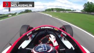 Scott McLaughlins Onboard Pole Lap  2024 Grand Prix of Alabama [upl. by Assirem494]