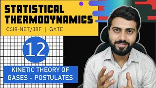 Statistical Thermodynamics Lec 12  Kinetic Theory of Gases  CSIRNETJRF  GATE  TIFR  IITJAM [upl. by Suollecram]