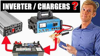 RV Install Aims InverterCharger amp Battleborn LiFePO4 Lithium Battery for boondocking in our camper [upl. by Kohcztiy]