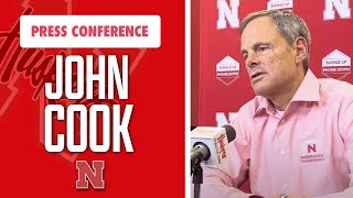 Nebraska volleyball Head Coach John Cook talks Rutgers sweep I HuskerOnline I GBR [upl. by Asilrak]