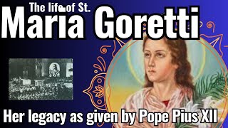 VIRGIN AND MARTYR of purity  Concise history till canonization [upl. by Seabrooke]