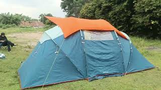 Family Camp  Tutorial pasang tenda Quechua Arpenaz 42 [upl. by Bartholemy]