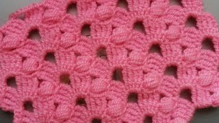 Puntos Nuevos Tejidos a Crochet Muestra 9 Tutorial Paso a PasoMantasCobija de Bebé [upl. by Avlem]