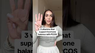 3 Vitamins that support hormone balance with pcos [upl. by Ahsatel]