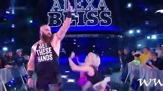 WWE Braun strowman and Alexa Bliss Love story  2032018 Raw new love story Braun amp Alexa Bliss [upl. by Felicidad592]