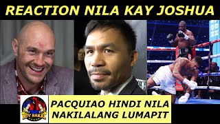 Furry At Crawford Reaction SA knockout Ni Joshua  Pacquiao Hindi Nila Nakilala [upl. by Julita]