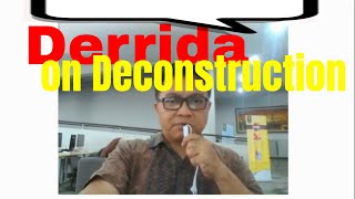 Derridas on Deconstruction [upl. by Bryanty427]